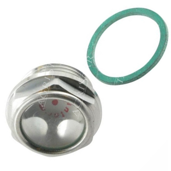 Oczko wziernik zbiornika oleju hydraulicznego wskaźnik poziomu Case 580SM 695SR New Holland B110 LB115 FB200 LM1340 NH95