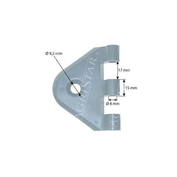 Zawias szyby tylnej Massey Ferguson