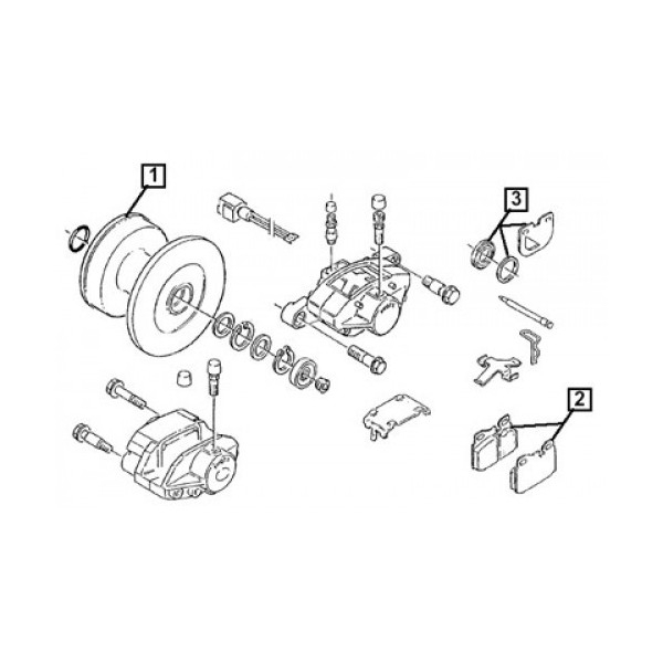 Kolbendichtungssatz für den Wellensattel Deutz Fahr Fendt Farmer Claas Dominator
