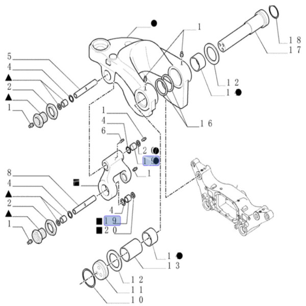 Buchse 16x18x15mm Querlenker 1-33-741-039, 133741039 141835 6000105728