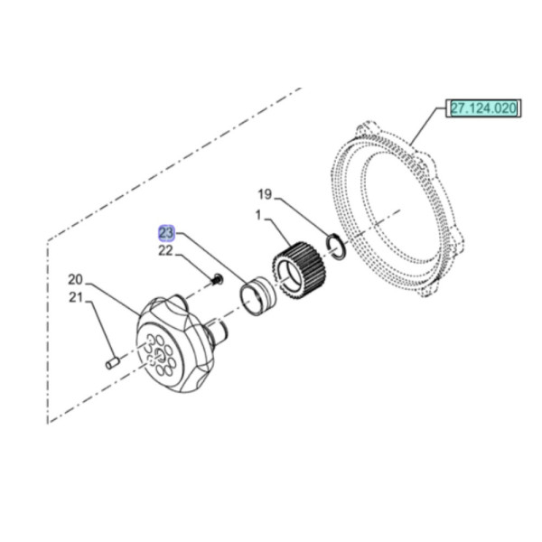 Case 580N SN ST T New Holland B90B B100C B110C Cat 450F Terex TLB840 11561530 6195580M1 CA0642513 302-5841 87708444 0.900.0900.1