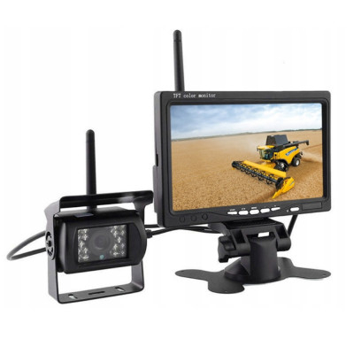 Kamera bezprzewodowa bezprzewodowy system kamery Kombajn prasa John Deere Claas New Holland Massey Ferguson Fendt