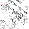 PON5033 Szpilka Koła  New Holland , Manitou Claas Scorpion 76086069 , 153310252