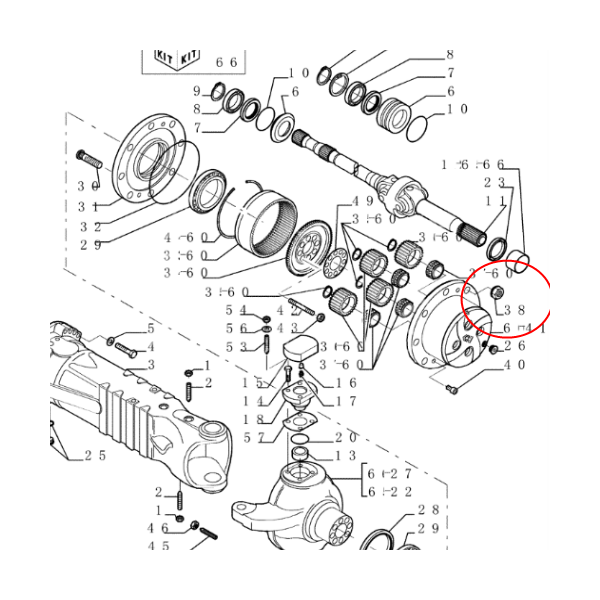 PON5034 Nakrętka Szpilki Koła 76086077