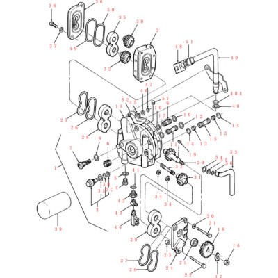 Pompa hydrauliczna New Holland Ford 6410 6610 6710 6810 7410 7610 7710 7810 7910 8210 8030 TS100 TS110 TS120 ts90