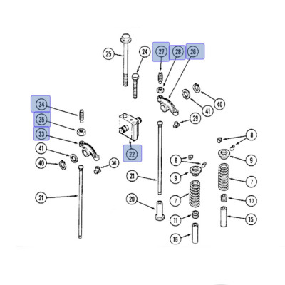 Dźwigienka zaworowa Cummins Case Maxxum 5120, 5130, 5140, 5150 5250  MX100 MX135 580SK 580sle