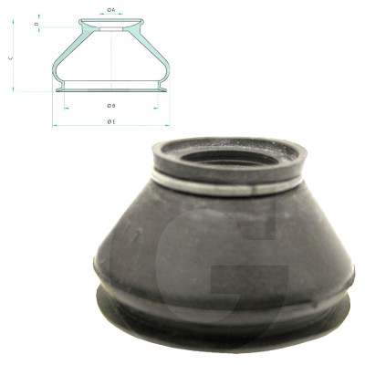 Guma osłona przegubu kierowniczego 24 x 44mm  Case

New Holland

Valtra

Fendt

Massey ferguson

John Deere