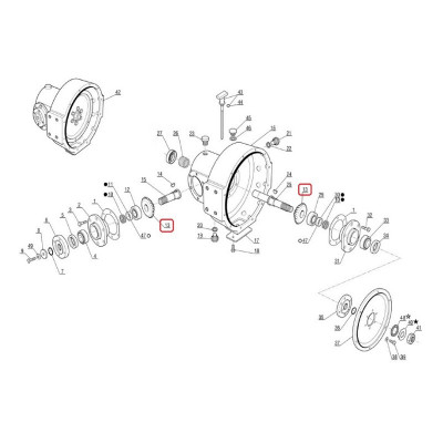 koło zębate przekładni kątowej manitou MT ,MLT 564032