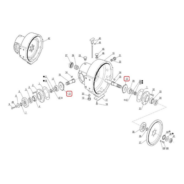 koło zębate przekładni kątowej manitou MT ,MLT 564032