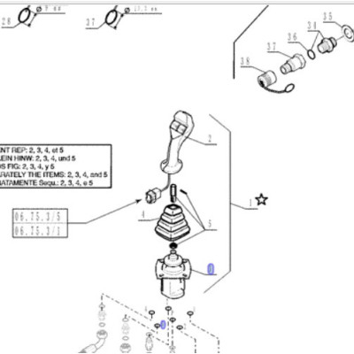Zawór hydrauliczny new holland lm 85825624, 85826498