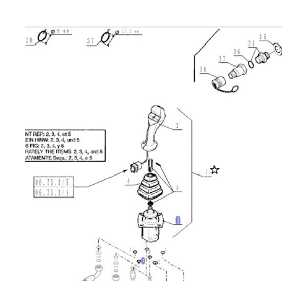 Zawór hydrauliczny manitou mlt 226960