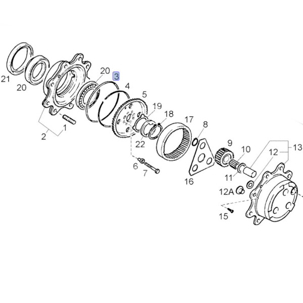 PON4837 O-ring piasty
