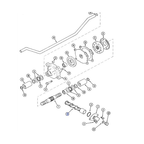 Filtr skrzyni biegów A186988 Case McCormick