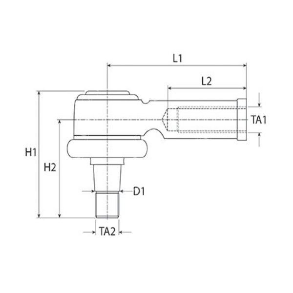 Przegub końcówka New Holland 1540 1550 8030 8040 8055 8060 TC52 TC54 TC5050 TC5060 TC5080 TF46 TX32 TX34 80090028 9811506 90028