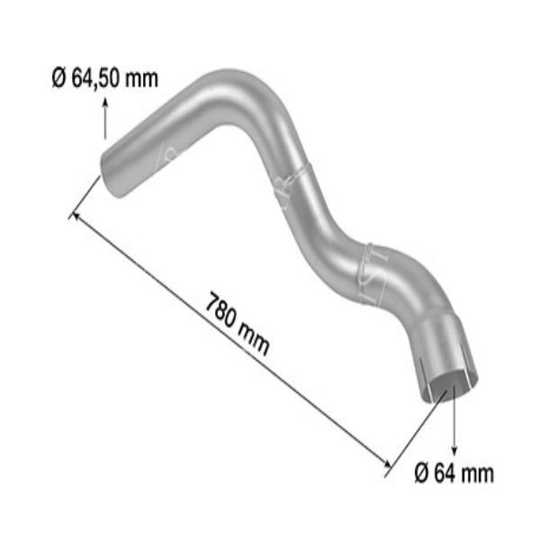 SPO3079 Deere L158904 Auspuffrohrbogen