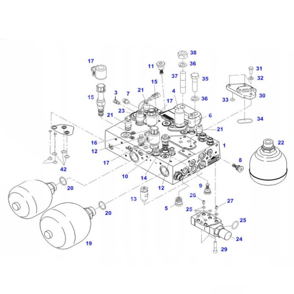 Hydroakumulator Fendt
Vario Farmer Favorit Xylion Massey Ferguson
Valtra