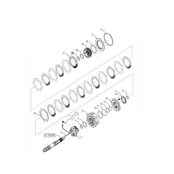 Uszczelniacz pierścień Magnum 7110 7120 7240 7250 8910 225 235 260 MX180 MX240 T8.275 T8.330 T8.350 T8010 T8030 TG210 92555C1
