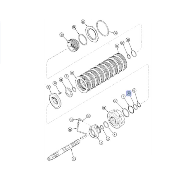 Uszczelniacz pierścień Magnum 7110 7120 7240 7250 8910 225 235 260 MX180 MX240 T8.275 T8.330 T8.350 T8010 T8030 TG210 92561C1