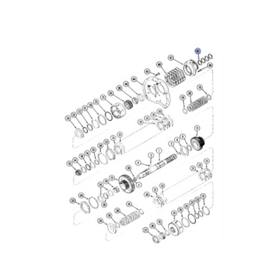 Uszczelniacz pierścień Magnum 7110 7120 7240 7250 8910 225 235 260 MX180 MX240 T8.275 T8.330 T8.350 T8010 T8030 TG210 1286025C1