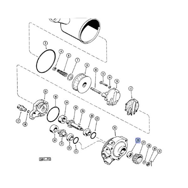 HYD7096 Dichtung für Servopumpe