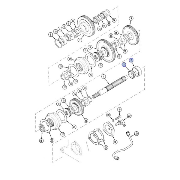 Łożysko kosza sprzęgłowego Maxxum 5110 5130 5150 5220 5250 MX100 mx135