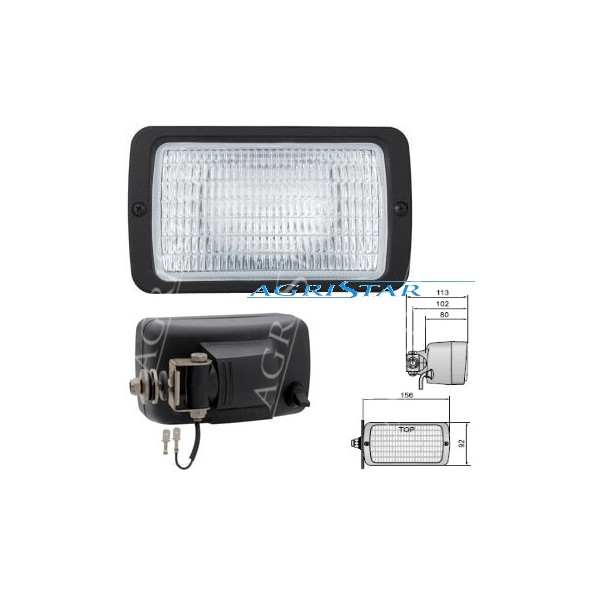 Halogen roboczy boczny New Holland  TM  TVT  Case