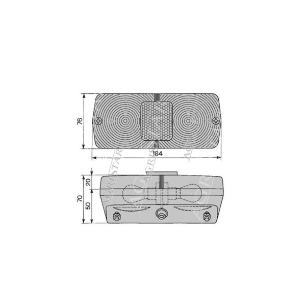 ELE1291 Lampa tylna zespolona P/L