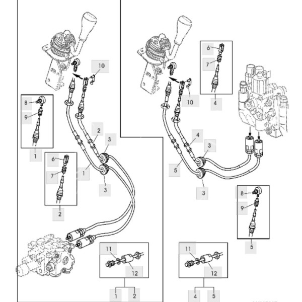 LIN1864 John Deere Splitterkabel