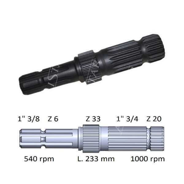 Końcówka wałka Z-6/20 John Deere
6820, 6920
6830, 6930
6170 6190
7430 7730
7200 7230