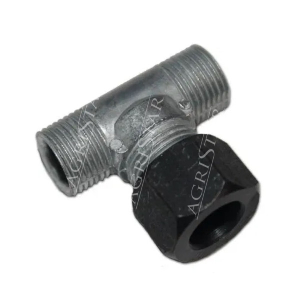 Złączka, przelewu, wtrysku trójnik john, deere, 2140 3650 3640 2850 6300 6400 6600 6800 6900 6410 6420 6610 6620 6810 6820 6910