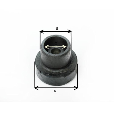 Poduszka zawieszenia skrzyni silnika Case 580SR 580T 590ST 695ST 695SM 695SR  New Holland LB90B, LB95B, LB110B, LB115B B90B LM