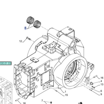 Tulejka wałka podnośnika ramion Case:
MXM175, MXM190
Optum 270 CVX, Optum 300 CVX
Puma165, Puma165 CVT 185 CVX