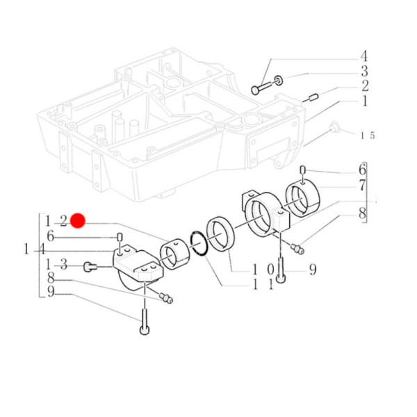 Vorderachsaufhängungsbuchse 62,85 x 68,15 x 55 mm 5140889