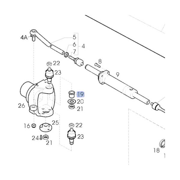 Tulejka centrująca 1-33-741-713, 133741713, 139868, 6000104480, 3665329M1, 406722A1