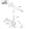 PON2702 Tuleja zawieszenia osi 82020450  new holland TM T7. T6. T5. Case Puma CVT CVX
