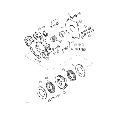 Przekładka A178856 Case 580k 580SK
