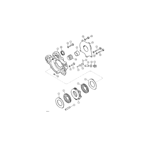 Przekładka A178856 Case 580k 580SK