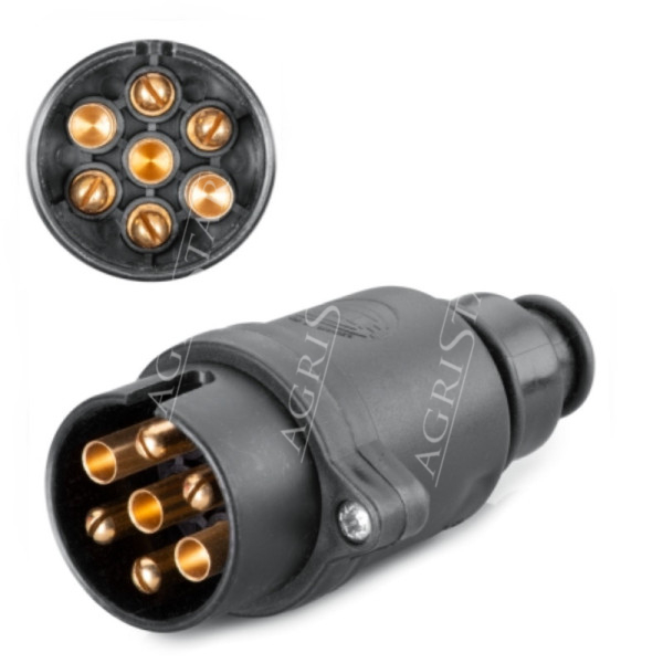 Wtyczka 7-biegunowa Hella