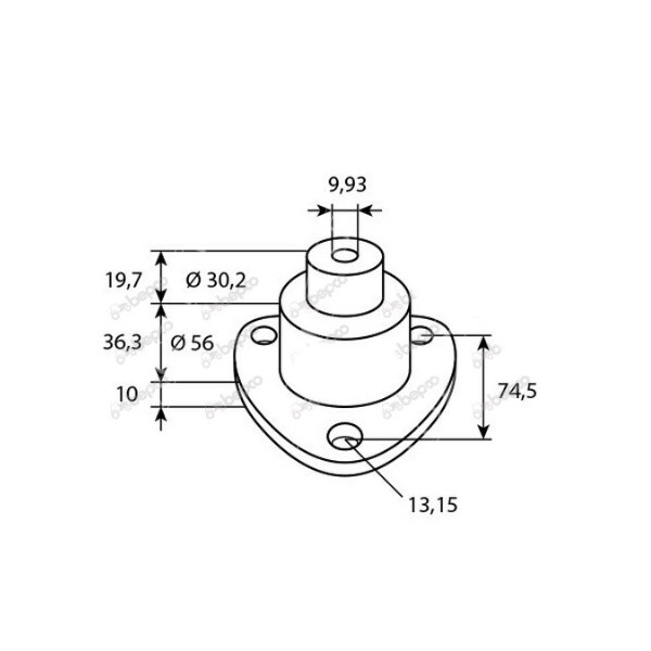 Sworzeń zwrotnicy dla CNH Case 
JX MXM MXU Ford New Holland TD TL 5137239