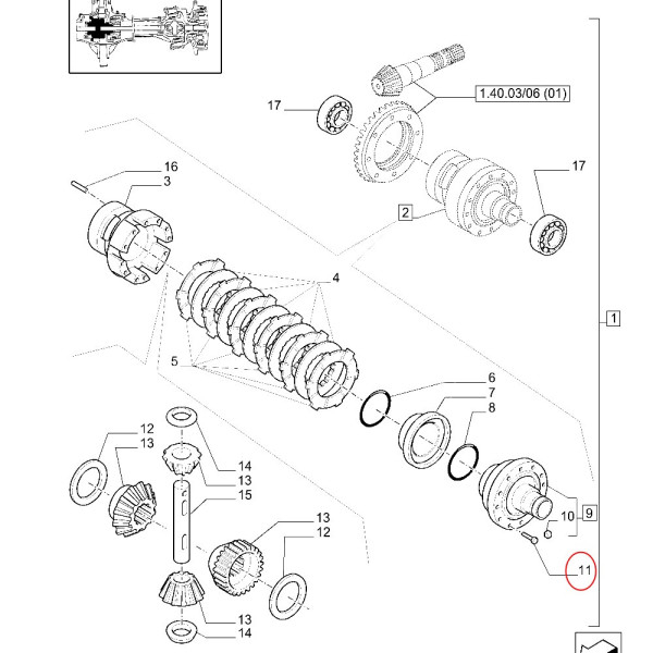 Śruba podkładki piasty koła sworznia zwrotnicy M10x1,25 Case Maxxumm JX Puma MXU New Holland TN TL TM 14233634 14233631 14233624