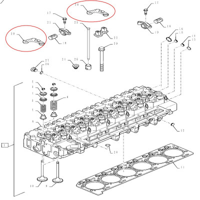 Mostek zaworu Case MX240 MX255 MX270 MX285 Magnum 225 250 280 310 335 New Holland T8010 T8020 T8030 TG230 TG255 J943445 3943445