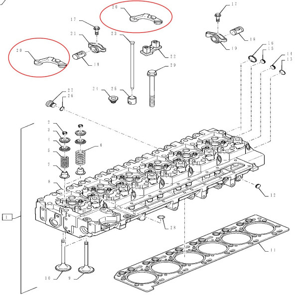 Mostek zaworu Case MX240 MX255 MX270 MX285 Magnum 225 250 280 310 335 New Holland T8010 T8020 T8030 TG230 TG255 J943445 3943445