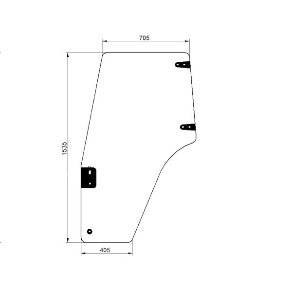 Szyba,drzwi,Prawych JXU 100 JXU 1090 1100 70 80 90 MXM 120 130 Fiat M100, M115 Ford New Holland TL100 TM115, TM120, TM125, TM130