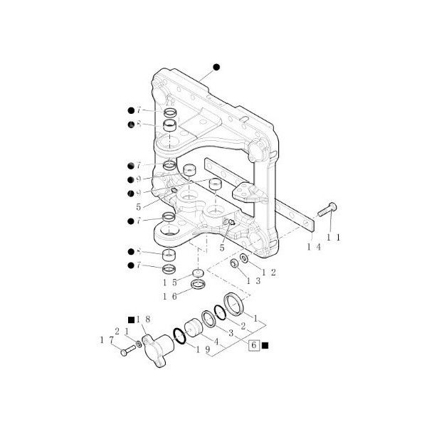 87581201, 87705760, 87705762Tłok, cylinder przesuwu