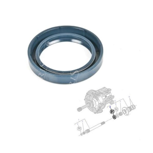 Uszczelniacz wałka sprzęgła, sprzęgłowego Massey Ferguson  3050, 3060, 3060E, 3065, 3070, 3075, 3080, 3085, 3090 3095 3382237M1