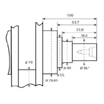 SWA1402 Wał korbowy 4c