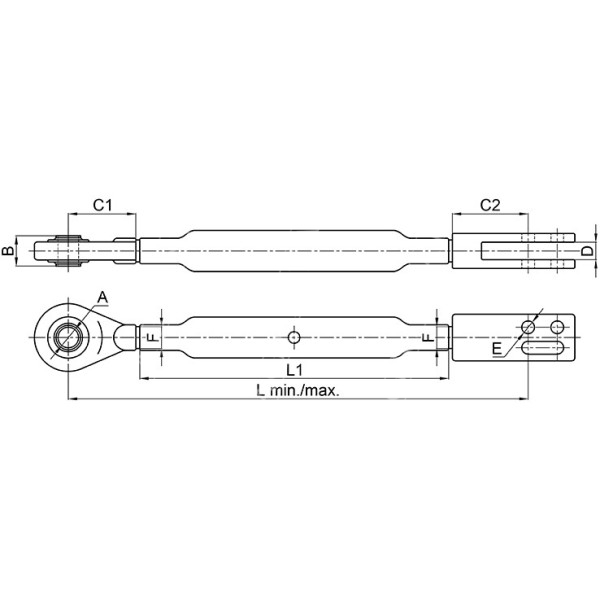 Wieszak Ramię podnośnika 47125904, 47130636, 5190092, 5194754