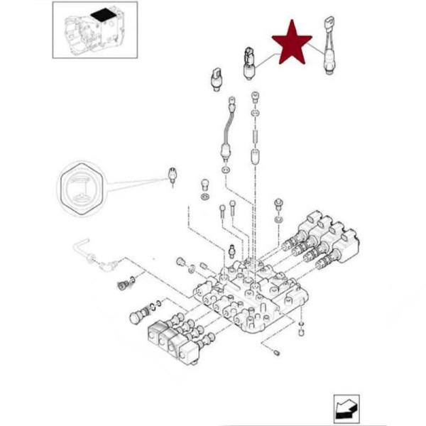 Czujnik ciśnienia skrzyni biegów Case
MXM 120 130 140 155 175 190
Puma New Holland
T6030, T6050
T7030
