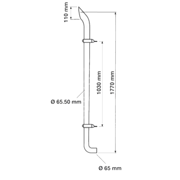 SPO3094 John Deere Schalldämpfer