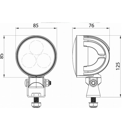 Halogen roboczy lampa Deutz Fah Fendt Yanmar G650901110010 280390190 5350661237